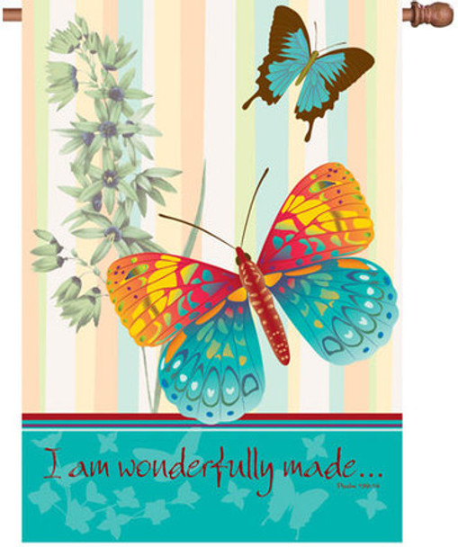 Wonderfully Made Butterflies House Banner