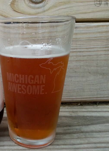 Michigan Awesome Pint Glass