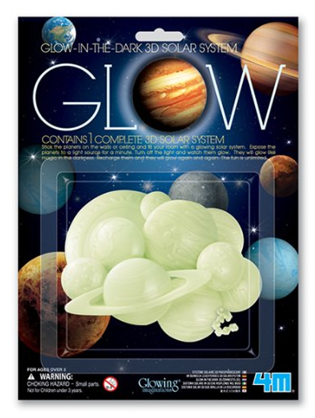 Glow-In-The-Dark 3D Solar System 