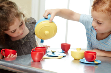 Green Toys Tea Set: Blue