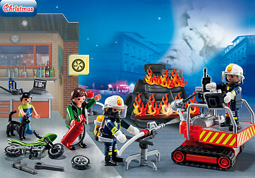 Playmobil Advent Calendar: Fire Rescue Operation