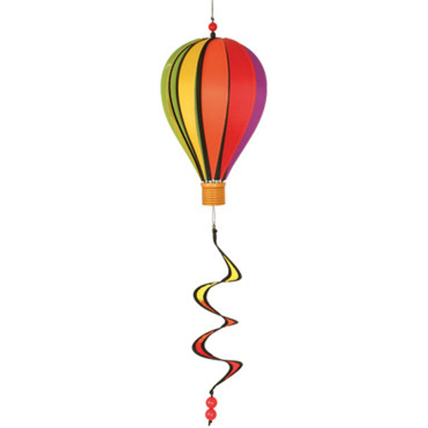 12" Hot Air Balloon Hanging Spinner - Rainbow