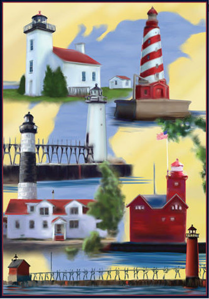 Michigan Lighthouses House Banner