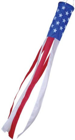 Stars and Stripes Windsock - 40in
