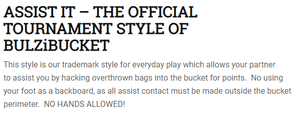 Assist It Playing Rules