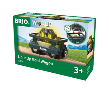 Light Up Gold Wagon train by Brio