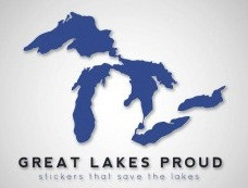 Great Lakes Proud Dark Blue Sticker