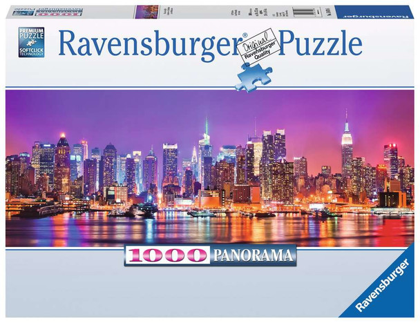 Manhattan Lights Panoramic 1000 pc Puzzle