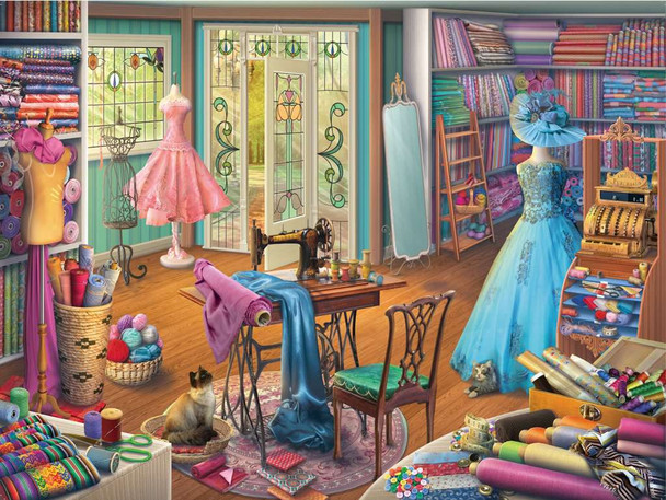 The Seamstress Shop 1000 pc Puzzle