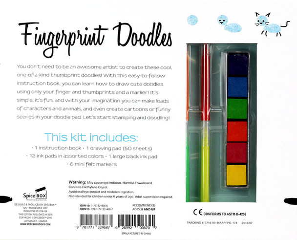 Fingerprint Doodles kit by SpiceBox