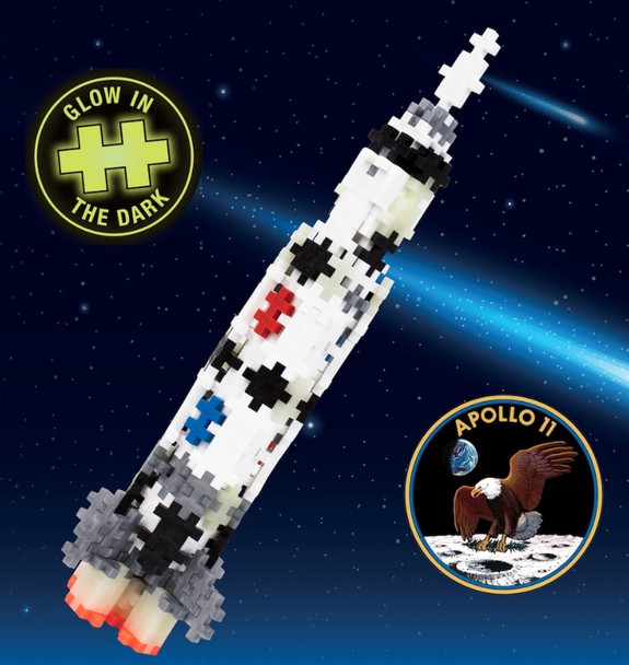 Plus Plus Saturn V  Rocket Tube