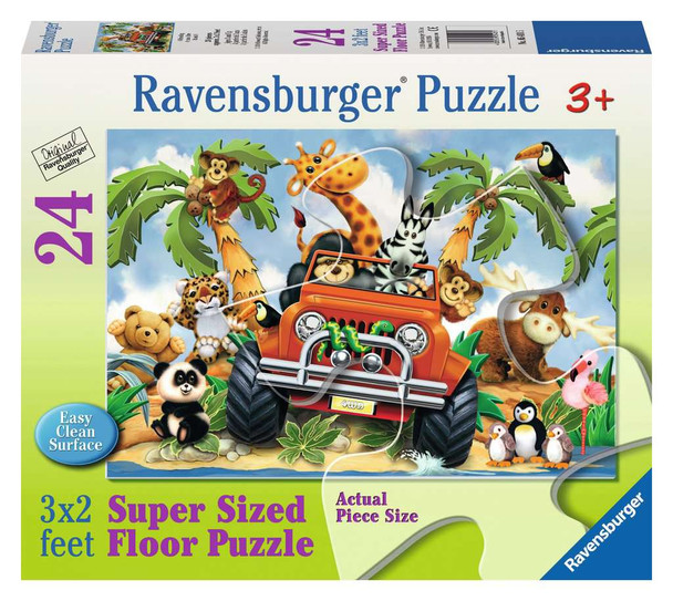 4-Wheeling 24pc Floor Puzzle by Ravensburger