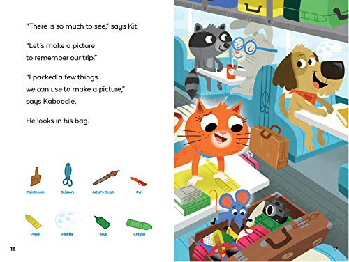 Kit and Kaboodle Take the Train book