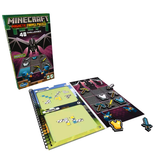 Minecraft Magnetic Travel Puzzle Book