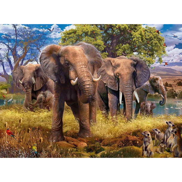 Elephants 500pc Puzzle