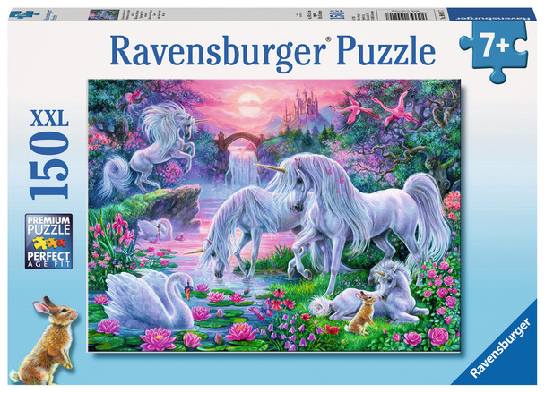 Unicorns in the Sunset Glow 150 pc XXL puzzle