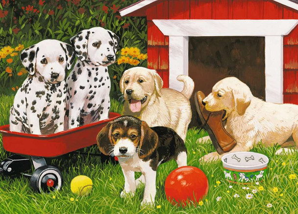 Puppy Party 60 pc puzzle by Ravensburger