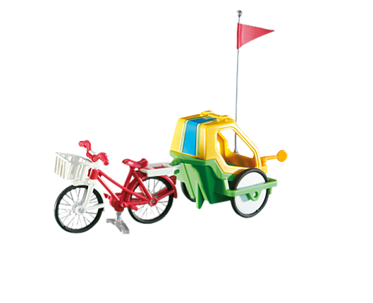 Bike with Childs Trailer- Playmobil