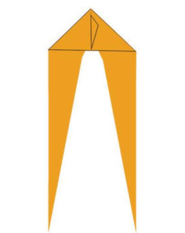 11' Ghost Delta Kite - Gold