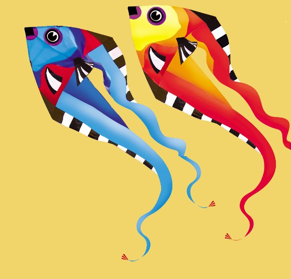 9ft Pyro Fish Delta Kite - Cool