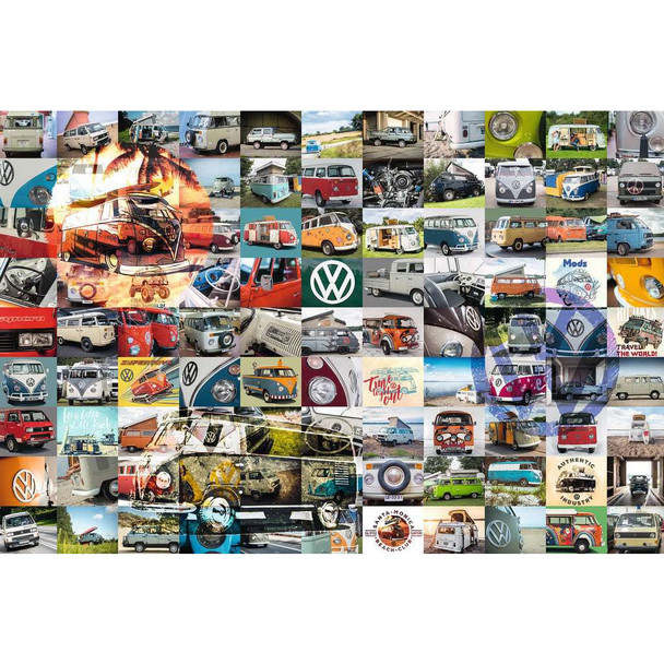 99 VW Campervan Moments 3000 pc Puzzle 99 VW Campervan Moments 3000 pc Puzzle