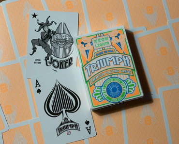 Triumph Neon Playing Cards
