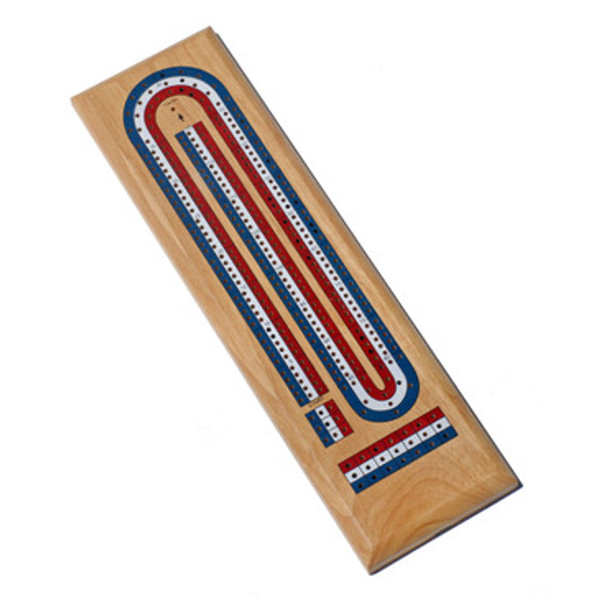 Cribbage Board - Red White Blue