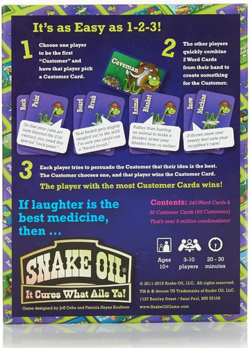 Snake Oil Party Game