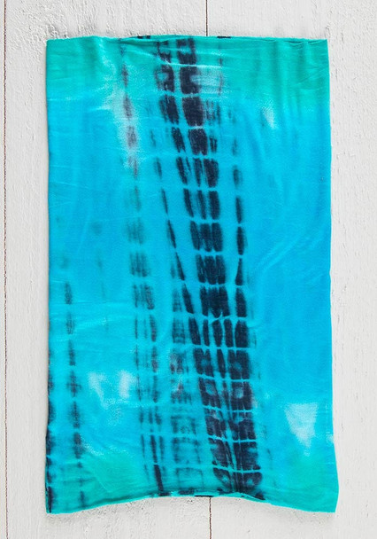 Tie Dye Turquoise Boho Bandeau