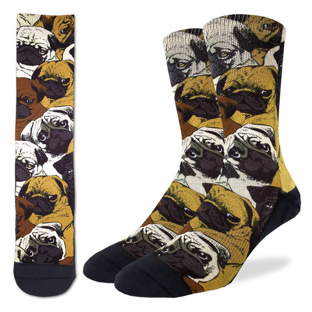 Social Pugs Socks Size 5-9