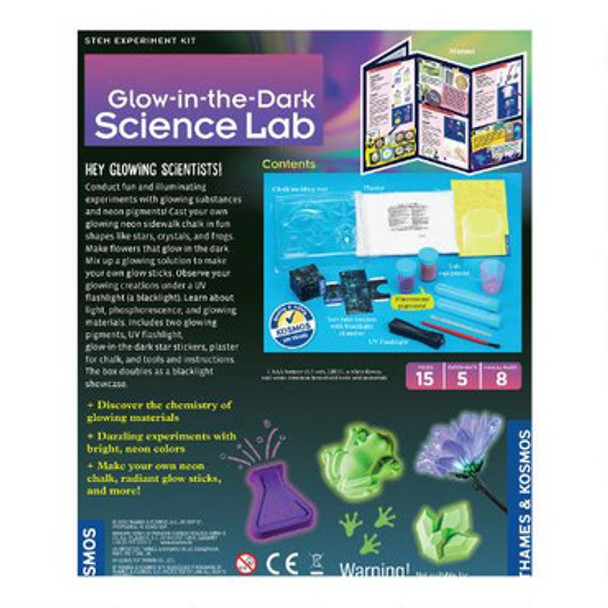 Glow-in-the-dark Science Lab Experiment Kit Glow-in-the-dark Science Lab Experiment Kit
