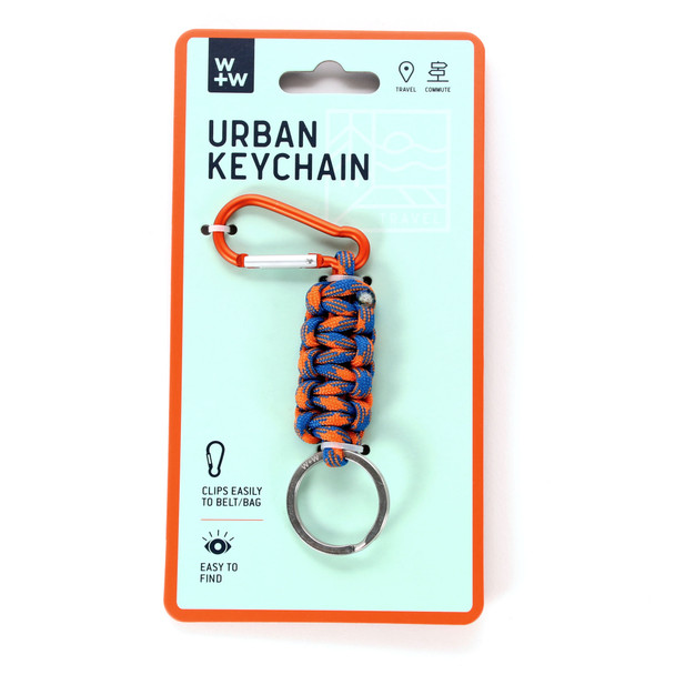 Urban Keychain - Blue and Orange
