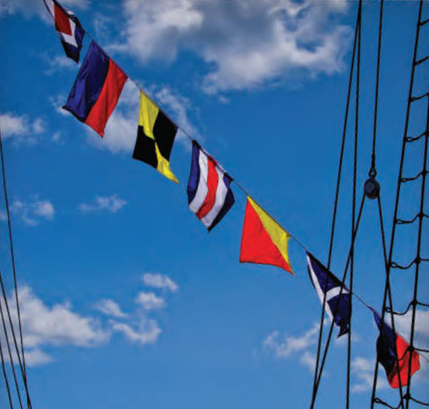 Maritime Signal Flags - String of 40