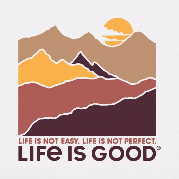 Life Isn't Easy Mountains long sleeve tee