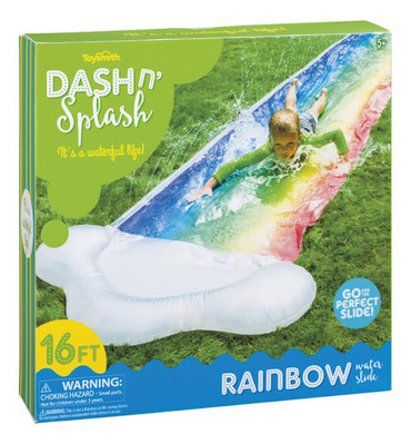 Dash n' Splash Rainbow Water Slide
