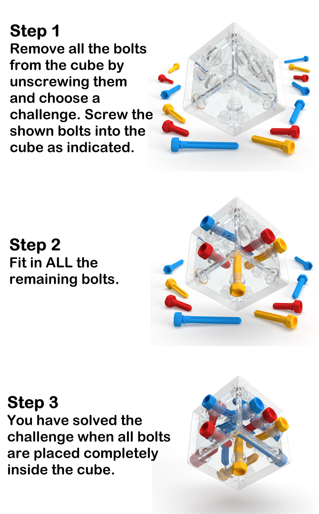 Criss Cross Cube Puzzle