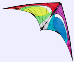 Bebop Prisma 2 Line Sport Stunt Kite – Newport Kites