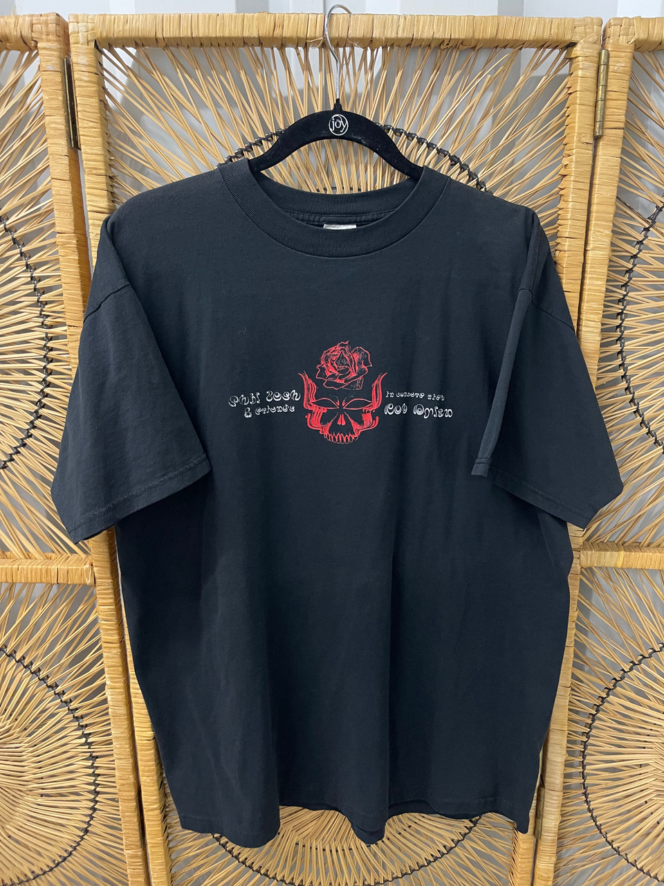 1999 Phil Lesh & Friends Bob Dylan Black Double Sided Tour T-Shirt