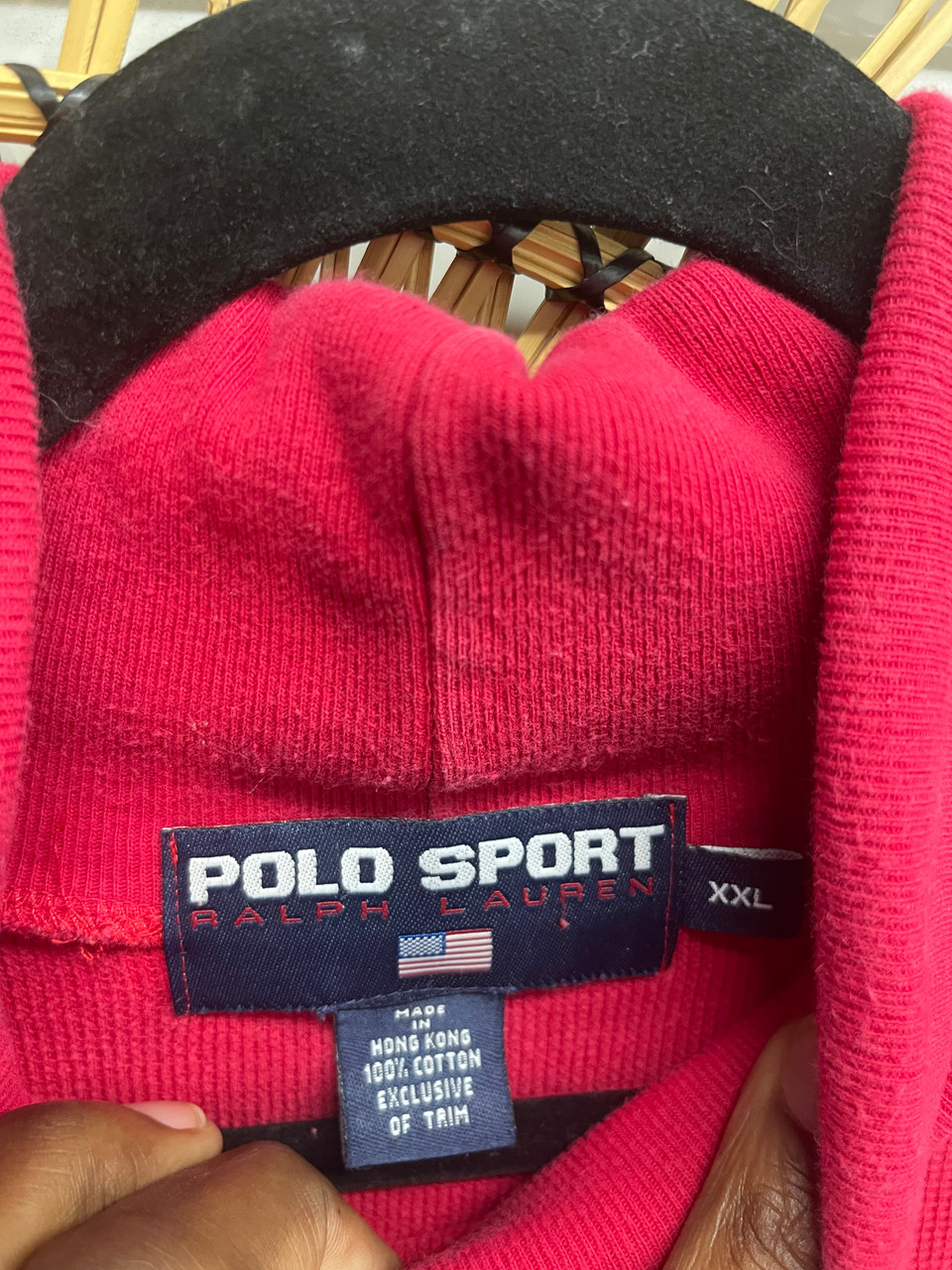 Vintage Polo Sport Ralph Lauren Arctic Challenge Red Long Sleeve