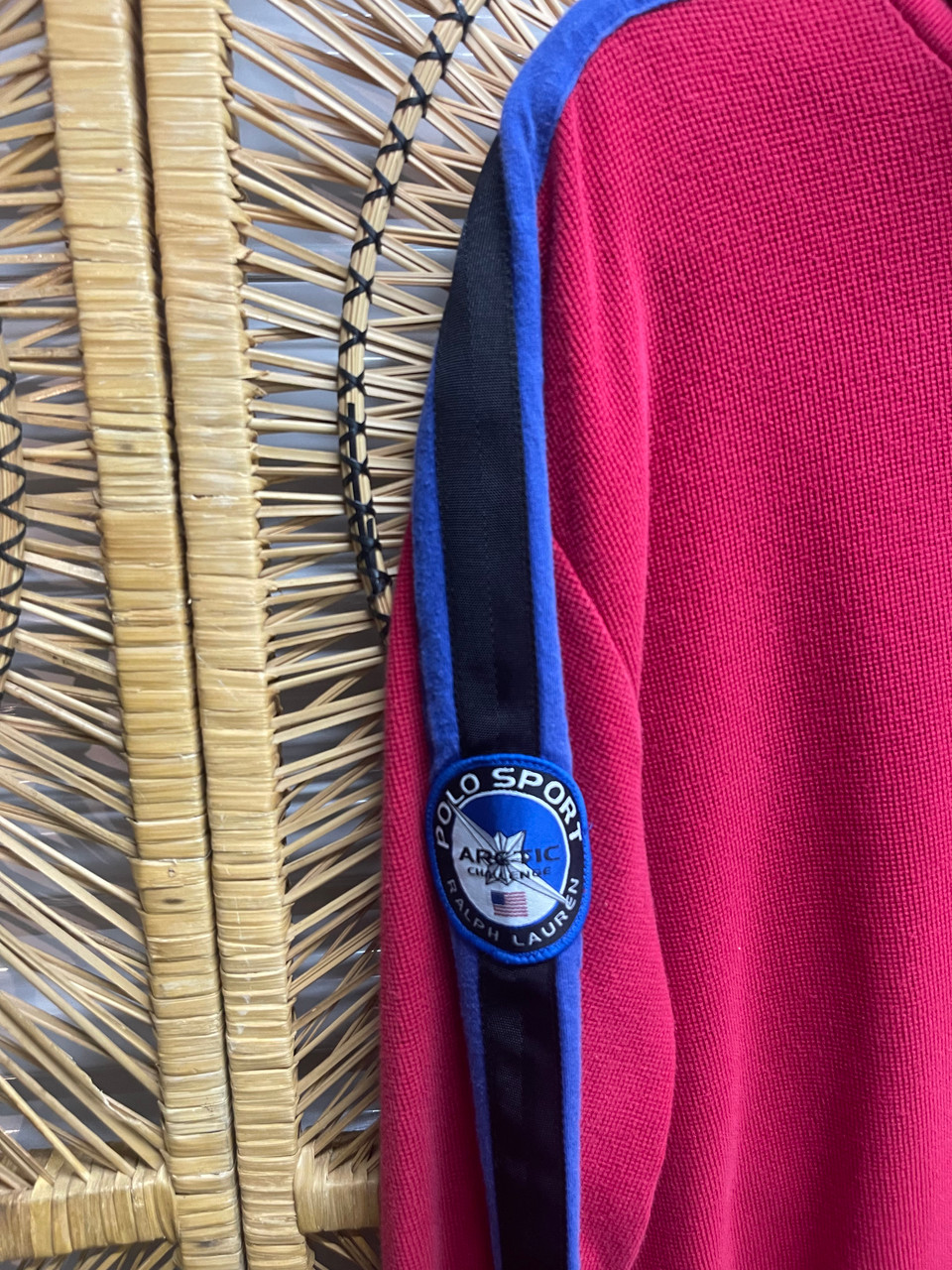 Vintage Polo Sport Ralph Lauren Arctic Challenge Red Long Sleeve