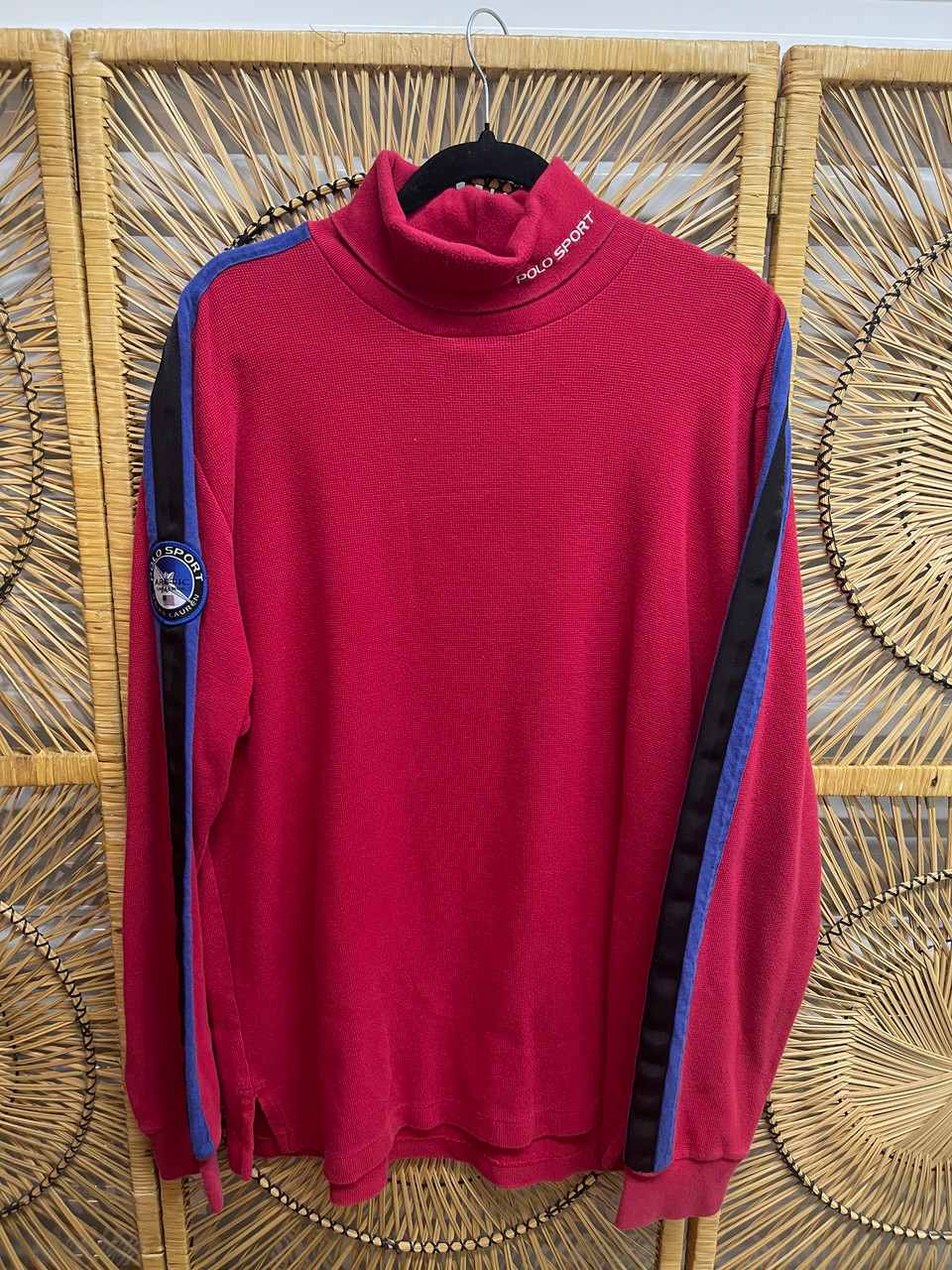 Vintage Polo Sport Ralph Lauren Arctic Challenge Red Long Sleeve