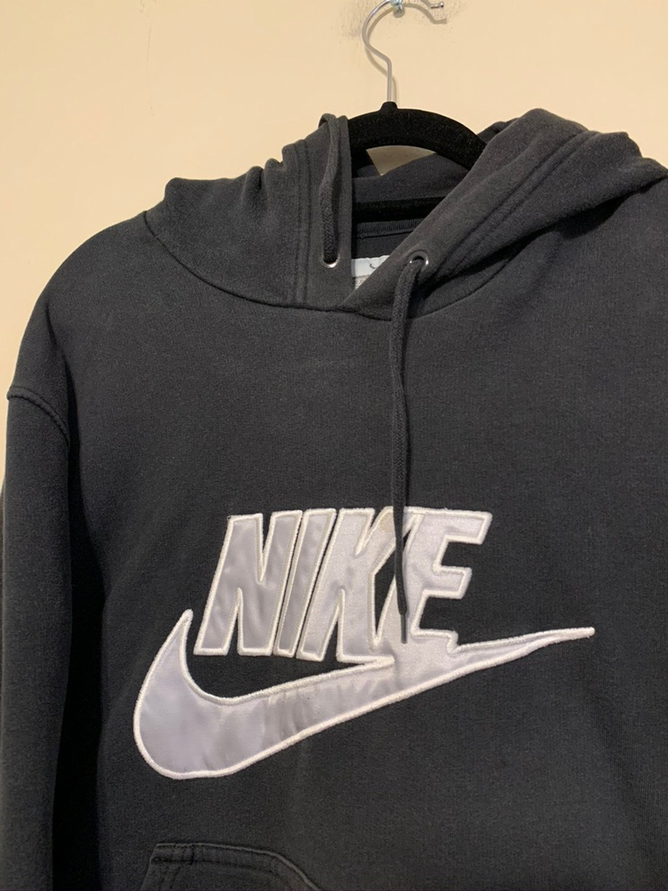 Nike Swoosh Spellout Hoodie Size S