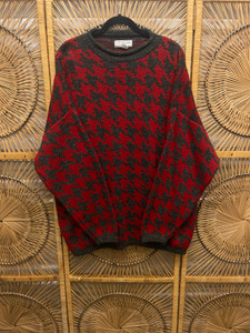Vintage Venezia Vitale Houndstooth Knit Sweater Women's Size 26/28 Vintage Venezia Vitale Houndstooth Knit Sweater Women's Size 26/28
