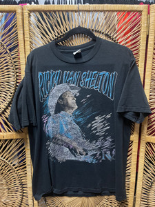 Vtg 1993 Ricky Van Shelton Live In Concert Country Tour Black T-Shirt Size Large Vtg 1993 Ricky Van Shelton Live In Concert Country Tour Black T-Shirt Size Large