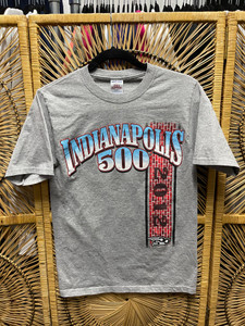 Y2K 2012 Indianapolis Indy 500 Gray Double Sided T-Shirt Size Small Y2K 2012 Indianapolis Indy 500 Gray Double Sided T-Shirt Size Small
