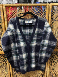 Vintage 80s Paul Harris Design Mohair Multicolor Button Cardigan Sweater Women's Size Medium Vintage 80s Paul Harris Design Mohair Multicolor Button Cardigan Sweater Women's Size Medium