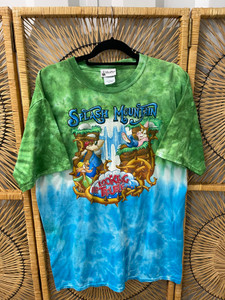 Vtg Walt Disney World Splash Mountain Lookin for Trouble Tie Dye T-Shirt Size Large Vtg Walt Disney World Splash Mountain Lookin for Trouble Tie Dye T-Shirt Size Large