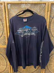 2013 Harley Davidson Motorcycles California Navy Blue Long Sleeve T-Shirt Sz XL 2013 Harley Davidson Motorcycles California Navy Blue Long Sleeve T-Shirt Sz XL