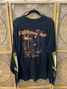 Y2K 2006 Harley Davidson Motorcycles 6th Annual Lighthouse Run Long Sleeve T-Shirt Sz 2XL Y2K 2006 Harley Davidson Motorcycles 6th Annual Lighthouse Run Long Sleeve T-Shirt Sz 2XL