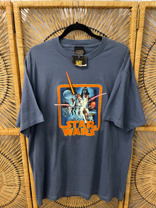 DS Brand New 2000s Changes Star Wars Episode IV A New Hope Blue T-Shirt Size XL DS Brand New 2000s Changes Star Wars Episode IV A New Hope Blue T-Shirt Size XL